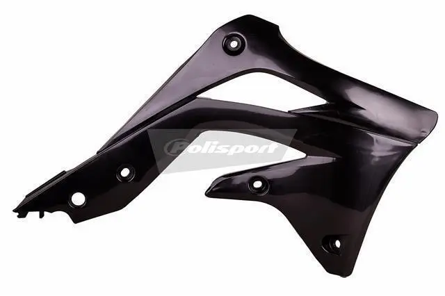 KAWASAKI Radiator Scoops / shrouds KXF 450 2012 - 2015 ALL Black Motocross