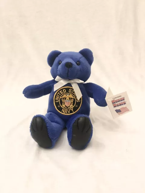 Plush United States Navy Collectible Bear- Honor Bear - Great Condition