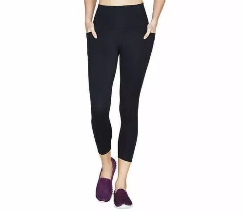 SKECHERS WOMENS GO Walk GoFlex High Waisted 2-pocket Legging Yoga Work Out  *NWT* $21.99 - PicClick