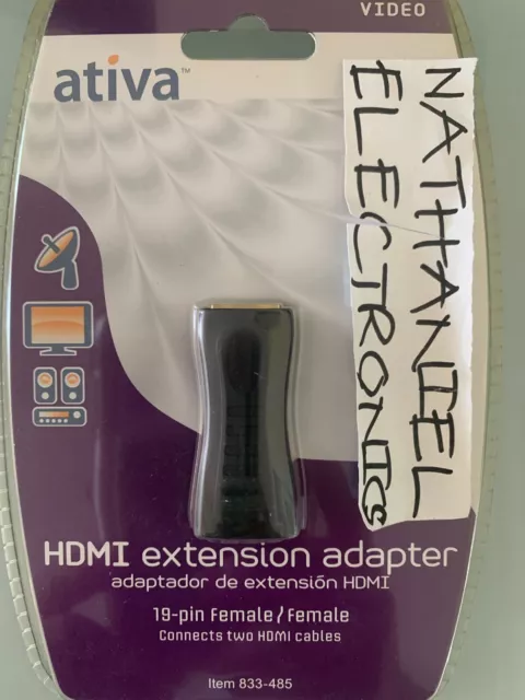 Adaptateur d'extension HDMI Ativa™ (833-485) NEUF DANS SA BOÎTE PAS CHER 4 HOME CINÉMA NEUF DANS SA BOÎTE PAS CHER