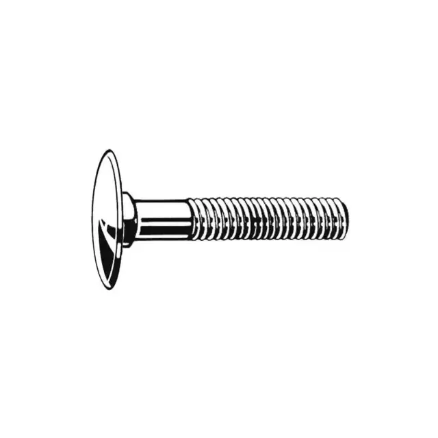 GRAINGER APPROVED U08350.031.0125 Step Bolt, Fastener L 1 1/4 in, PK50