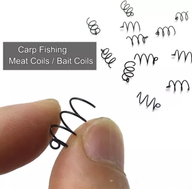 18pcs Carp Fishing Hair Rigs Hooks Leader with Boilie Stop &Bait Needle Tool  Kit