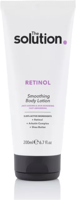 The Solution Retinol Smoothing Body Lotion 200ml 200 ml (Pack of 1)
