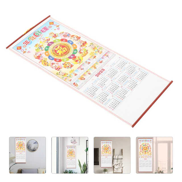 SPRING FESTIVAL CALENDAR 2023 Year The Rabbit Calendar Japandi Decor