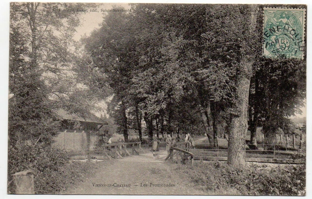 VIENNE LE CHATEAU - Marne - CPA 51 - les Promenades