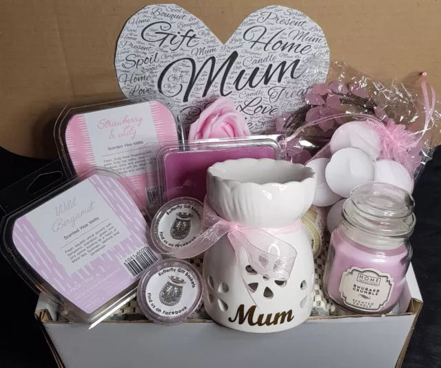 Ladies Mum Birthday Candle Surprise Gift Hamper Mothers Day Get Well Thank You