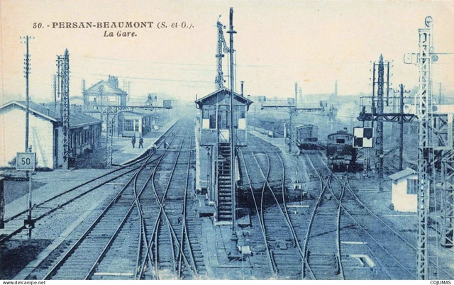 95 - PERSAN BEAUMONT - S14954 - La Gare - Train - L1