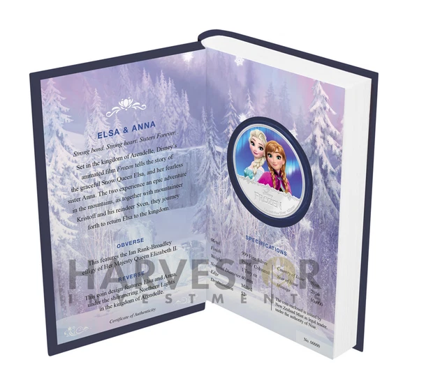 Disney Frozen - Elsa & Anna - Magic Of The Northern Lights - 1 Oz. Silver Coin 3