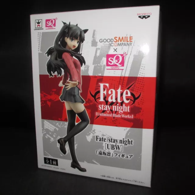 (USED) Rin Tohsaka SQ Figure Fate Stay Night Unlimited Blade Works Banpresto