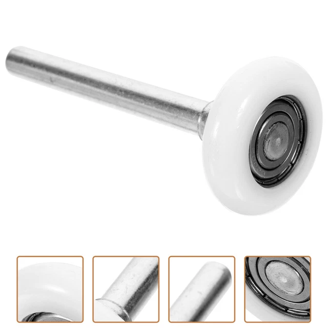 Rouleaux Porte De Garage National V7603 - Nylon Et Acier - Lot De 2