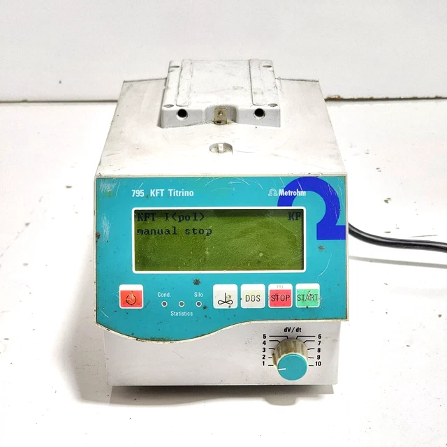 Metrohm 795 KFT Titrino System  Titration Broken edge
