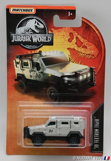 MATCHBOX 10 TEXTRON Tiger Jurassic World 2019 EUR 7 99