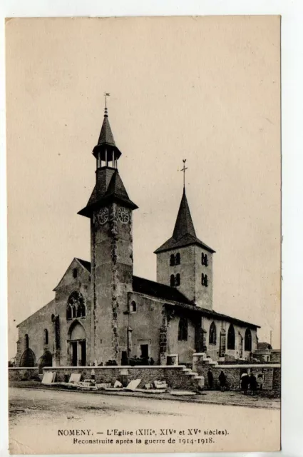NOMENY - Meurthe et Moselle - CPA 54 - l' église reconstruite aprés la guerre