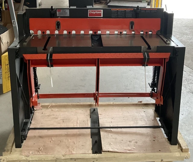 DAYTON 13W872 Machining Shear Foot Pedal Front Gauge 37"