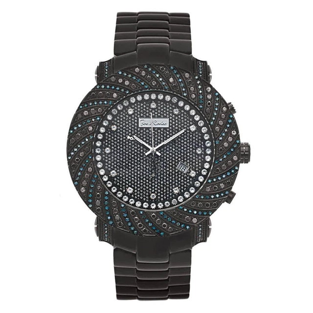 Joe Rodeo Diamond Men's Watch - JUNIOR black 4.25 ctw