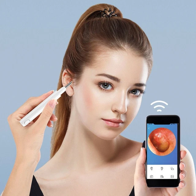 Lumière LED Scoop Fournitures de soins auriculaires Démolvant de cire d'oreille