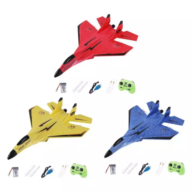 2.4G 2 Channel EPP Foam RC Aircraft Remote Control Fixed-Wing Glider Toy RTF