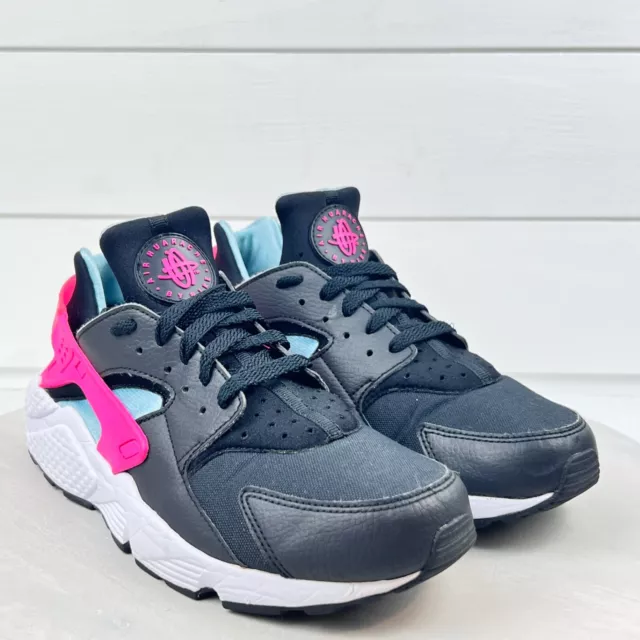 Air huarache - sale men's black/laser fuchsia/blue gale/white