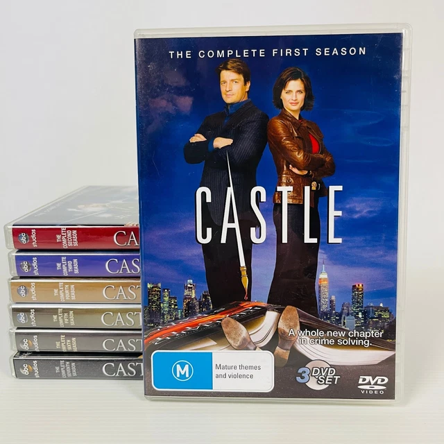 Castle Season 1 2 3 4 5 6 DVD Nathan Fillion Mystery Region 4