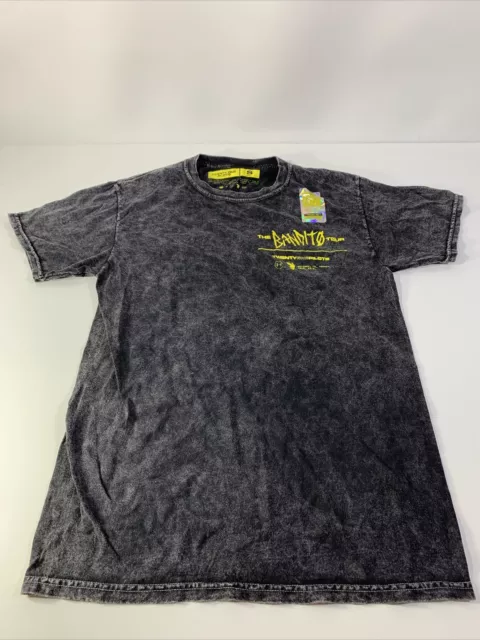Twenty One Pilots Bandito Tour Band T Shirt Size Small Grey Gray Acid Wash NEW