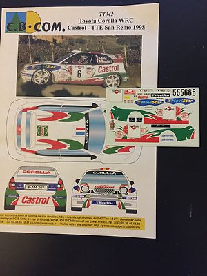Vitesse 1:43 V98107 Toyota Corolla WRC Carlos Sainz Rallye Safari 1998