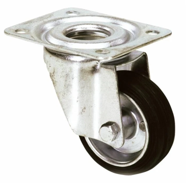 Roulette pivotante 150X40 bande caoutchouc 140 Kg