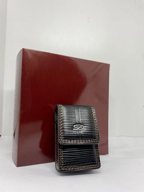 st dupont lighter leather case for belt