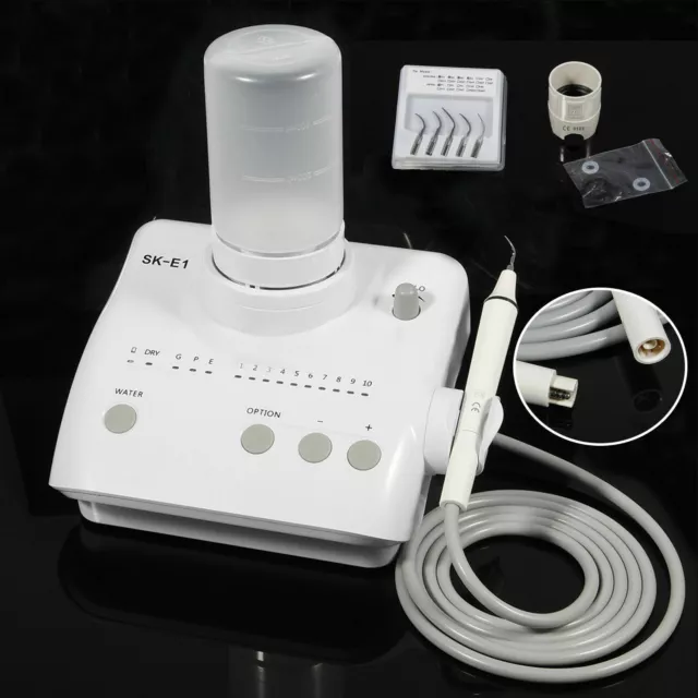 Dental Ultrasonic Piezo Scaler w/ 2 Water Bottles Handpiece for EMS Woodpecker