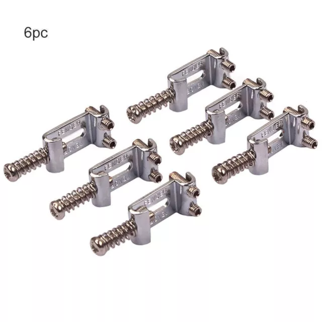 6× Roller Bridge Tremolo Sättel für Strat Stratocaster Tele Telecaster Gitarre