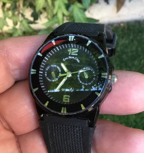 Cuarzo Eve Mon Crois Reloj Hombre Reloj Pulsera Reloj Evemoncrois