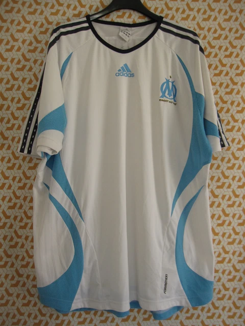 Maillot Vintage Olympique De Marseille – Socios – Laurent Blanc / Ericsson – Taille 6-8 Ans