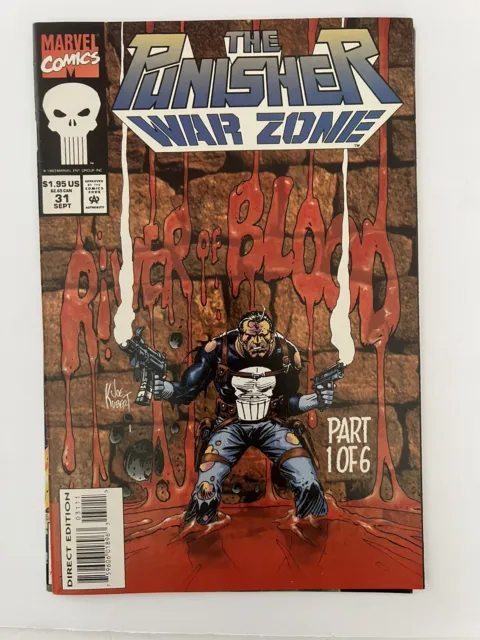 Punisher War Zone #31 32 33 34 1994 VF River of Blood 1-4 Marvel Comics