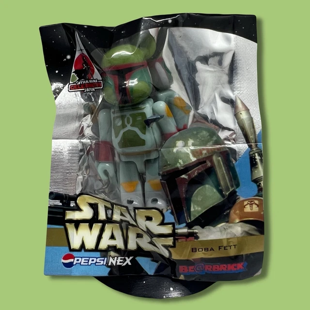 Figurine Kubrick Bearbrick Star Wars Boba Fett - Pepsi Nex, Medicom, Neuf