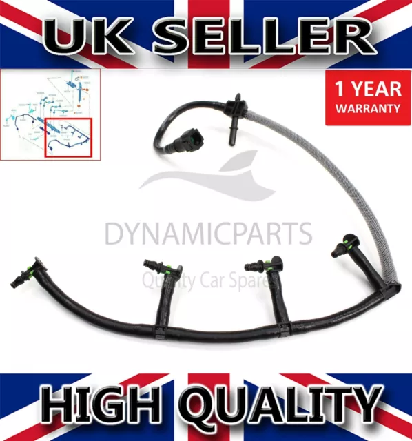 Fuel Injector Leak Off Pipe For Ford Transit Mk7 Mk8 Custom 2.2 Tdci Euro 5