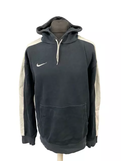 Nike Dri-Fit Hoodie Gr. XL Navy Weiß Herren Sportpullover E89