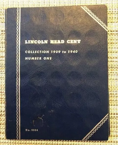 Lincoln Head Collection 1909 - 1940 Partial set in Whitman Album No.1 - 28 Coins