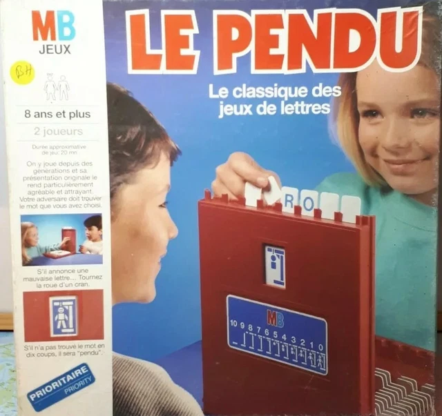 LE PENDU ,LE classique du jeu de lettres MBJeu de société vintage 1997 EUR 12,90 PicClick FR