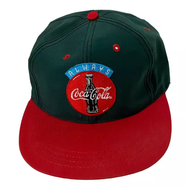 Always Coca Cola Snapback Hat Green