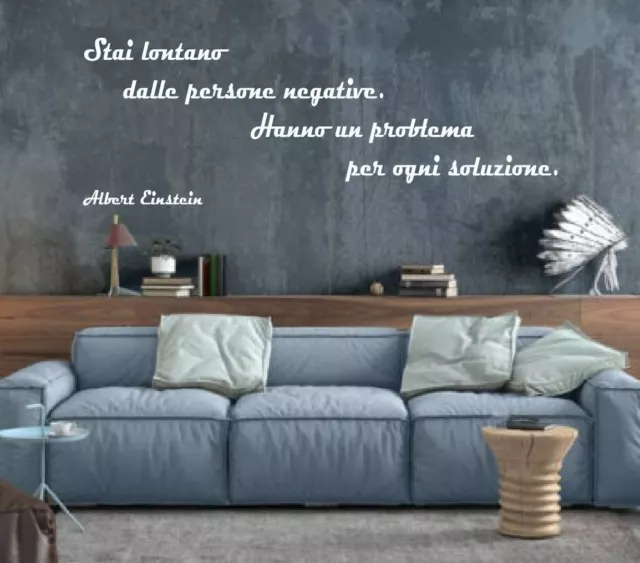 Adesivi Murali Frasi Wall stickers decorazione parete adesivi muro Einsten