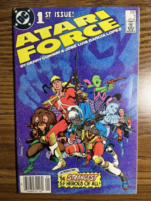 Atari Force 1 Newsstand Video Game Adaptation Dc Comics 1984 Vintage
