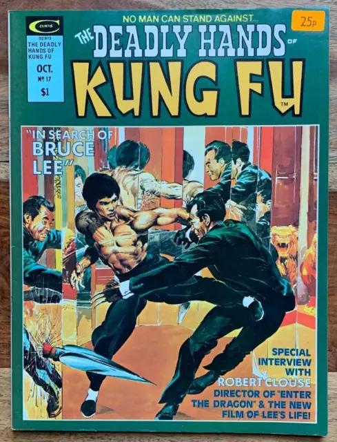 Deadly Hands of Kung Fu #17 Magazine. (Marvel 1975) VF/NM condition.