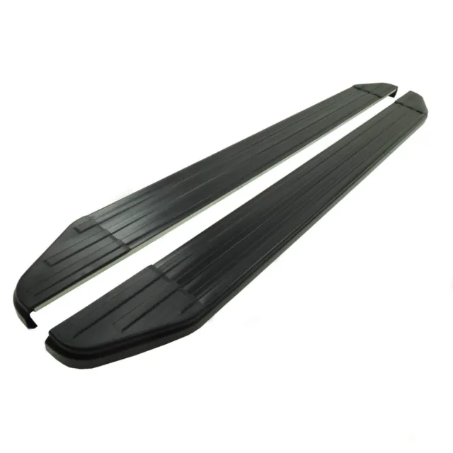 Black Raptor Side Steps Running Boards for Land Rover Discovery 3 and 4