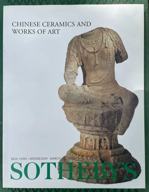 Sotheby's Auction Catalog Chinese Ceramics & Art 22 March 2000 Snuff Bottles VG!