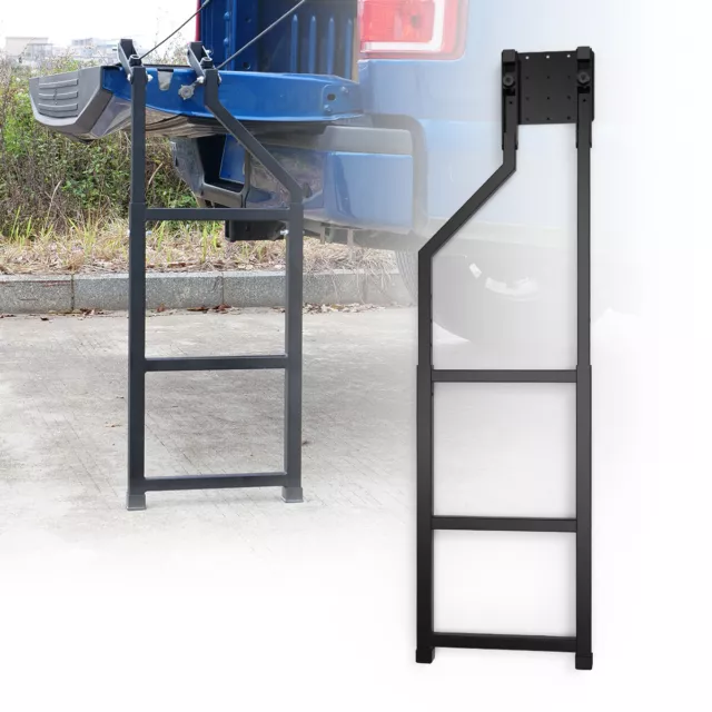Tailgate Ladder Adjustable Pickup Truck Rear Gate Step Ladders Universal Parts