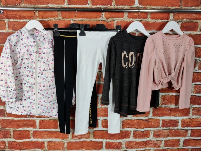 GIRLS BUNDLE AGE 5-6 YEARS NEXT ZARA etc JACKET LEGGINGS TOP T-SHIRT KIDS 116CM