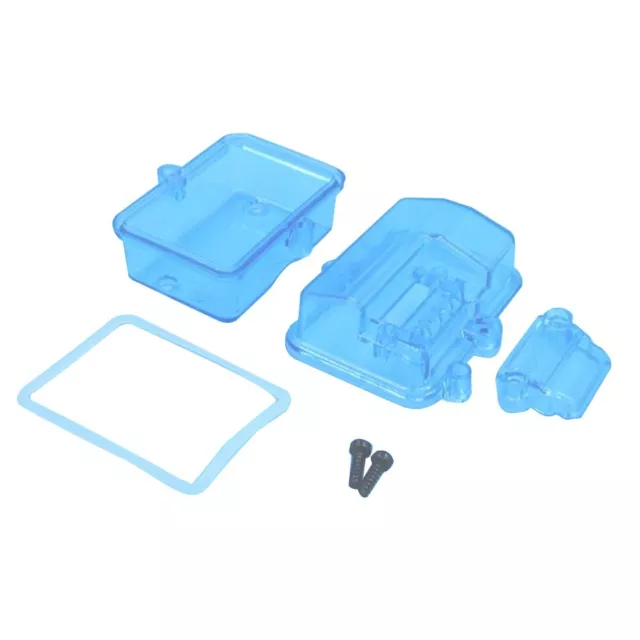 Brandneu Wasserdichte Box Kunststoff Für RC-Boote RC-Autos Transparentes Blau