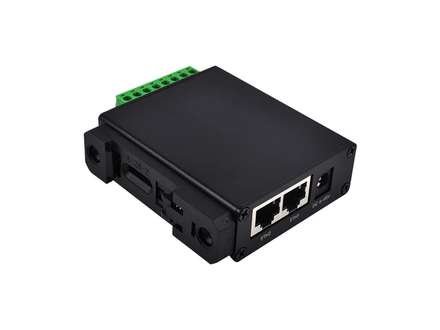 WAVESHARE RS232 RS485 to RJ45 Ethernet Serial Server Dual Ethernet ...