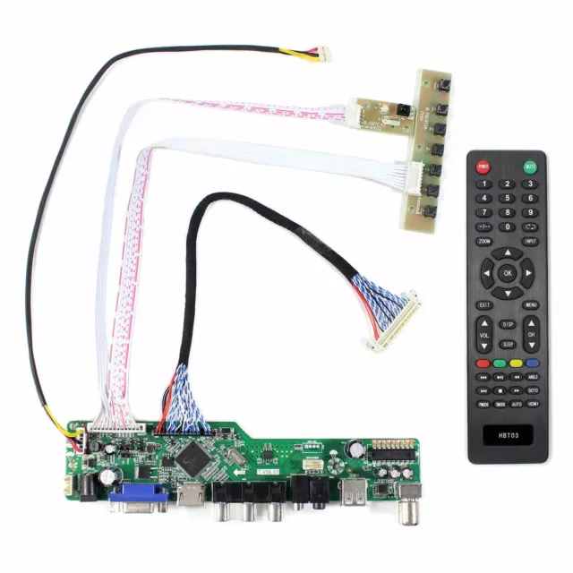 For 22" G220SVN01.0 LCD Panel HDM I VGA AV USB RF Audio LCD Controller Board