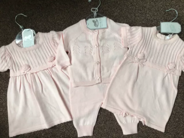 baby girls clothes 3-6 months boutique knitted outfits bundle gift