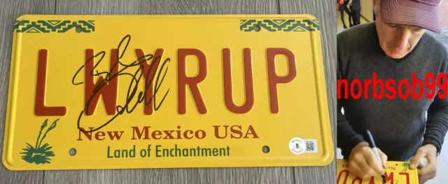 Bob Odenkirk Signed Breaking Bad Better Call Saul License Plate Beckett Bas Coa